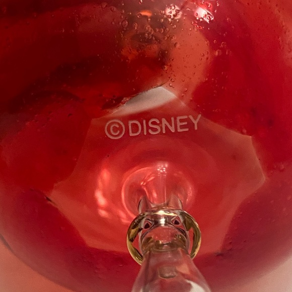 Disney arribas bros Mickey Mouse Red Gold Blown Glass Finial Ornament 8.5" Box - Picture 8 of 15
